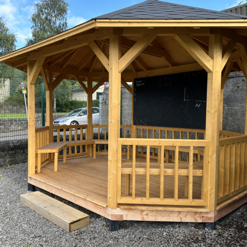 What is the difference between a gazebo and a pop up gazebo?
