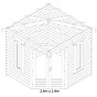 Corner | 44mm Log Cabin