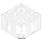 Corner | 44mm Log Cabin
