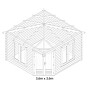 Corner | 44mm Log Cabin