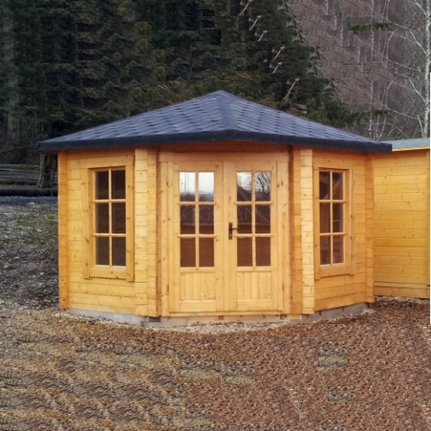 Corner Log Cabin