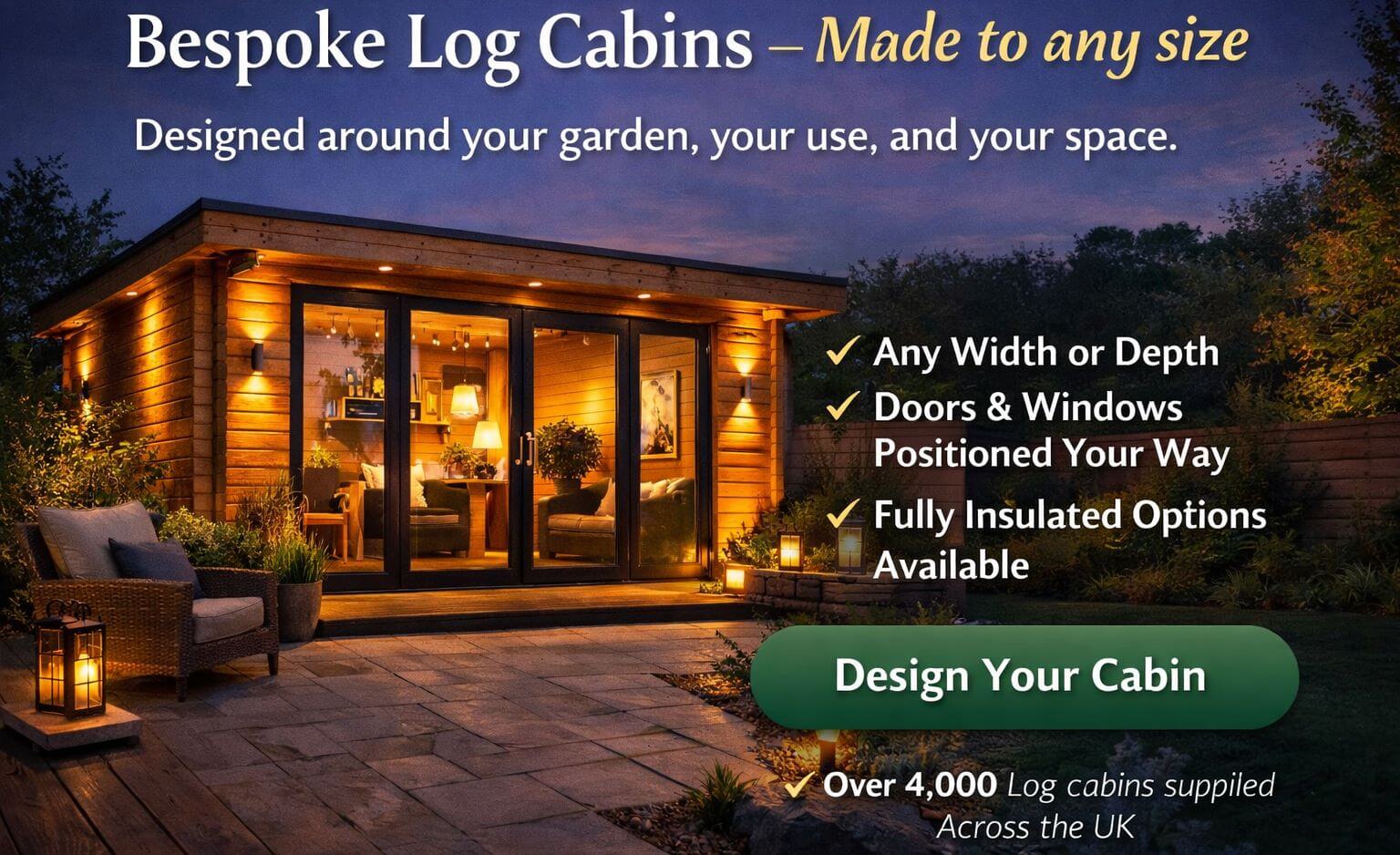 Custom Log Cabins scotland