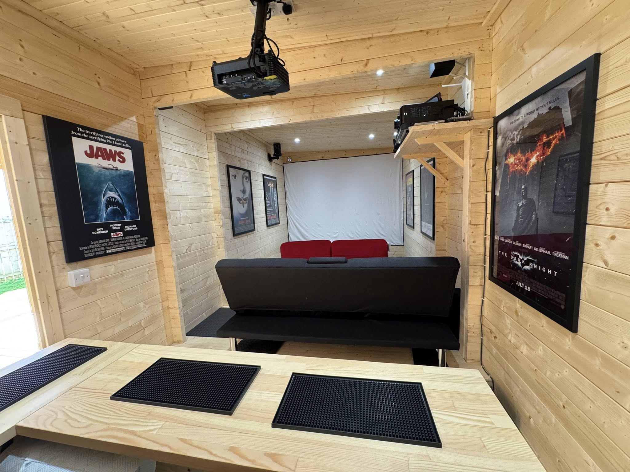 Finished bespoke log cabin interior