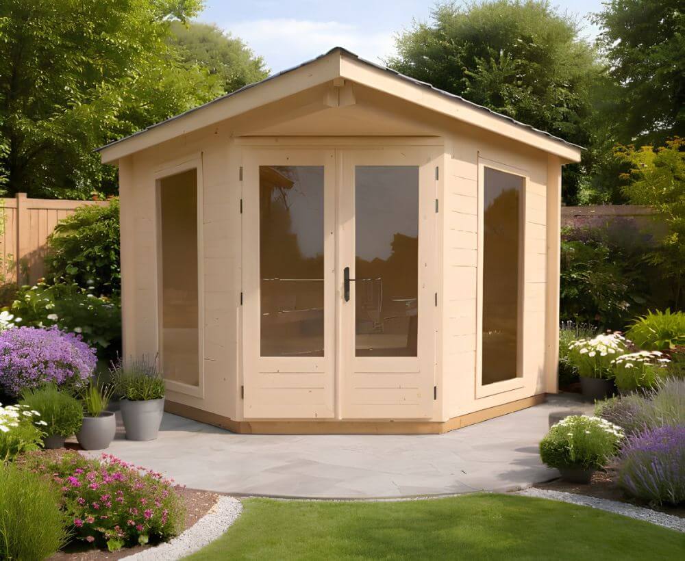 Corner Log Cabin