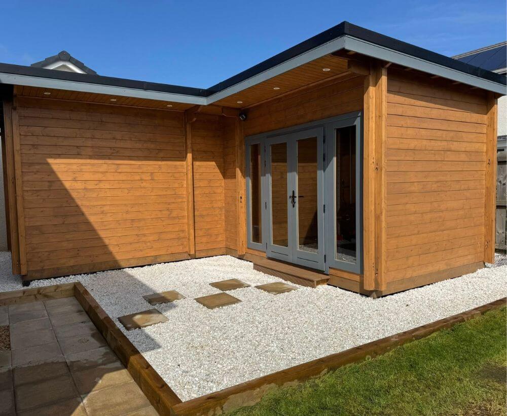 Bespoke log cabin