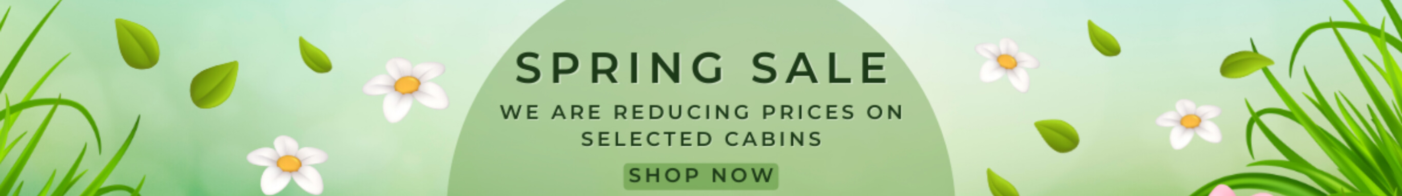 Spring Sale Log Cabins Cheap