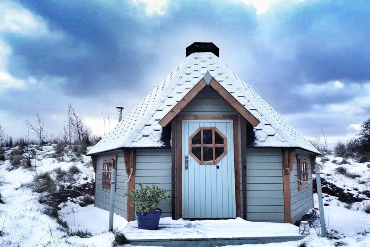 Timber BBQ hut