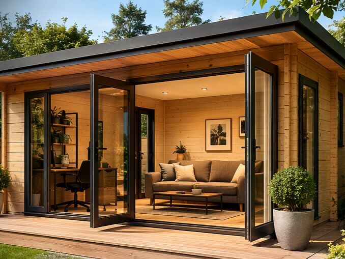 9 Space-Saving Log Cabins for Small UK Gardens | Logspan