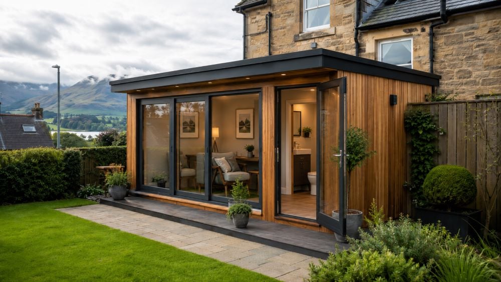 Can You Have a Garden Room With a Toilet in Scotland?