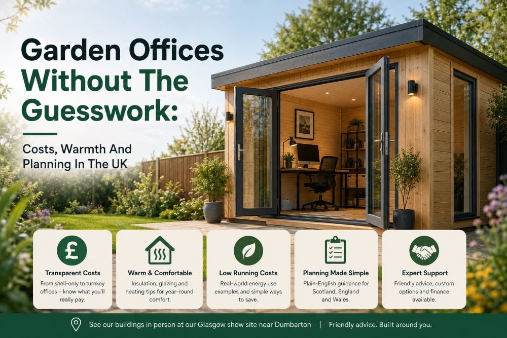 Garden Office Costs, Warmth and Planning in the UK | Logspan