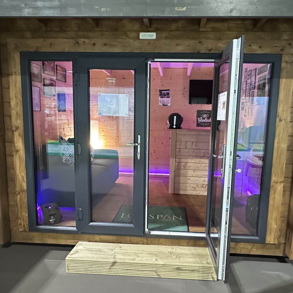 Milan 3m x 3m log cabin in stock