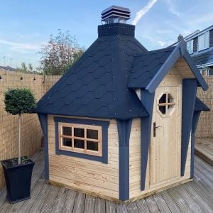 Finman 7 square metre BBQ hut in stock