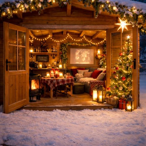 Your Festive Garden Retreat: Turning A Log Cabin Into A Cosy Christmas Hub